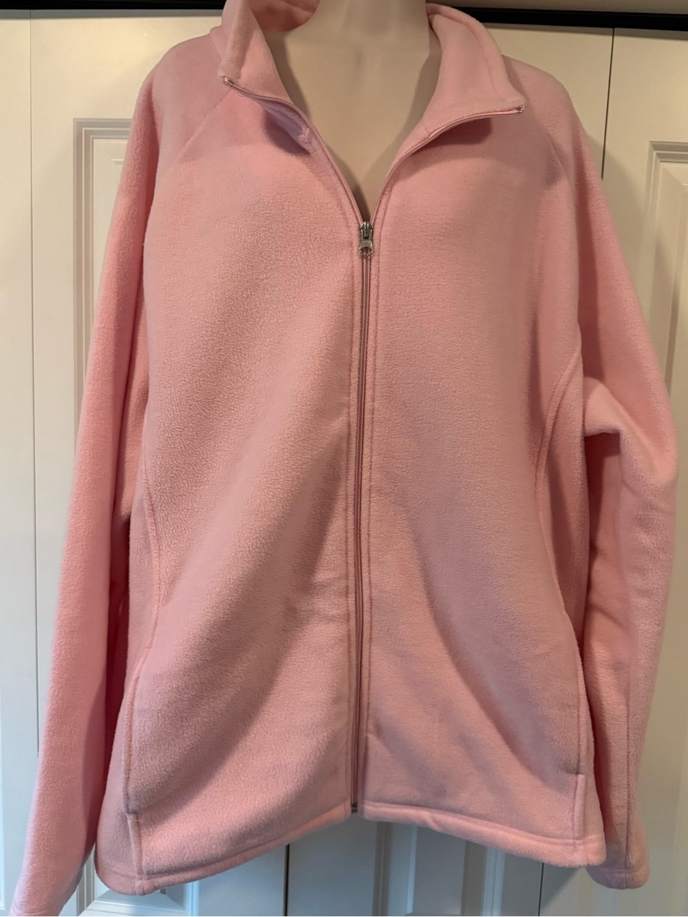 Blair pink fleece jacket women’s 3X 3XL